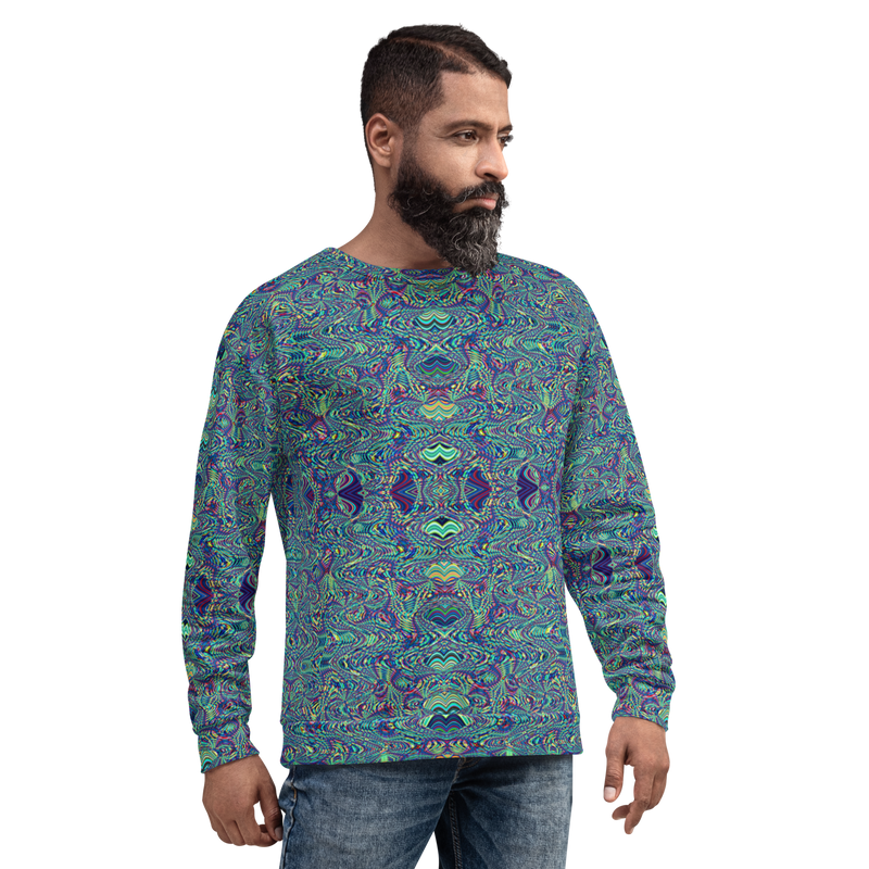 Product name: Recursia Alchemical Vision I Men's Sweatshirt. Keywords: Print: Alchemical Vision, Athlesisure Wear, Clothing, Men's Athlesisure, Men's Clothing, Men's Sweatshirt, Men's Tops