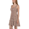 Product name: Recursia Alchemical Vision I Vision Skater Dress In Pink. Keywords: Print: Alchemical Vision, Clothing, Skater Dress, Women's Clothing