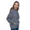 Product name: Recursia Alchemical Vision I Women's Hoodie In Blue. Keywords: Print: Alchemical Vision, Athlesisure Wear, Clothing, Women's Hoodie, Women's Tops