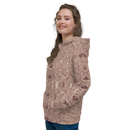 Product name: Recursia Alchemical Vision I Women's Hoodie In Pink. Keywords: Print: Alchemical Vision, Athlesisure Wear, Clothing, Women's Hoodie, Women's Tops