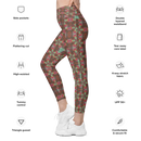 Product name: Recursia Argyle Rewired II Leggings With Pockets. Keywords: Print: Argyle Rewired, Athlesisure Wear, Clothing, Leggings with Pockets, Women's Clothing