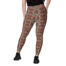 Product name: Recursia Argyle Rewired II Leggings With Pockets. Keywords: Print: Argyle Rewired, Athlesisure Wear, Clothing, Leggings with Pockets, Women's Clothing
