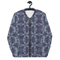 Product name: Recursia Argyle Rewired Men's Bomber Jacket In Blue. Keywords: Print: Argyle Rewired, Clothing, Men's Bomber Jacket, Men's Clothing, Men's Tops