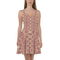 Product name: Recursia Argyle Rewired Skater Dress In Pink. Keywords: Print: Argyle Rewired, Clothing, Skater Dress, Women's Clothing