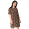 Product name: Recursia Argyle Rewired II T-Shirt Dress. Keywords: Print: Argyle Rewired, Clothing, T-Shirt Dress, Women's Clothing