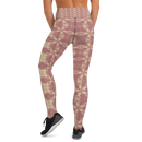 Product name: Recursia Argyle Rewired Yoga Leggings In Pink. Keywords: Print: Argyle Rewired, Athlesisure Wear, Clothing, Women's Clothing, Yoga Leggings
