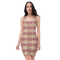 Product name: Recursia Argyle Rewired I Pencil Dress In Pink. Keywords: Print: Argyle Rewired, Clothing, Pencil Dress, Women's Clothing
