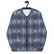 Product name: Recursia Argyle Rewired II Men's Bomber Jacket In Blue. Keywords: Print: Argyle Rewired, Clothing, Men's Bomber Jacket, Men's Clothing, Men's Tops