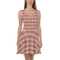 Product name: Recursia Argyle Rewired II Skater Dress In Pink. Keywords: Print: Argyle Rewired, Clothing, Skater Dress, Women's Clothing