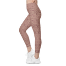 Product name: Recursia Bohemian Dream Leggings With Pockets In Pink. Keywords: Athlesisure Wear, Print: Bohemian Dream, Clothing, Leggings with Pockets, Women's Clothing