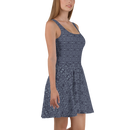 Product name: Recursia Bohemian Dream Skater Dress In Blue. Keywords: Print: Bohemian Dream, Clothing, Skater Dress, Women's Clothing