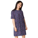 Product name: Recursia Bohemian Dream T-Shirt Dress. Keywords: Print: Bohemian Dream, Clothing, T-Shirt Dress, Women's Clothing