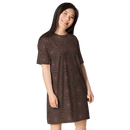 Product name: Recursia Desert Dream T-Shirt Dress In Pink. Keywords: Clothing, Print: Desert Dream, T-Shirt Dress, Women's Clothing