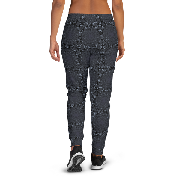 Product name: Recursia Desert Dream Women's Joggers In Blue. Keywords: Athlesisure Wear, Clothing, Print: Desert Dream, Women's Bottoms, Women's Joggers