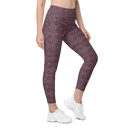 Product name: Recursia Fabrique Unknown II Leggings With Pockets. Keywords: Athlesisure Wear, Clothing, Print: Fabrique Unknown, Leggings with Pockets, Women's Clothing