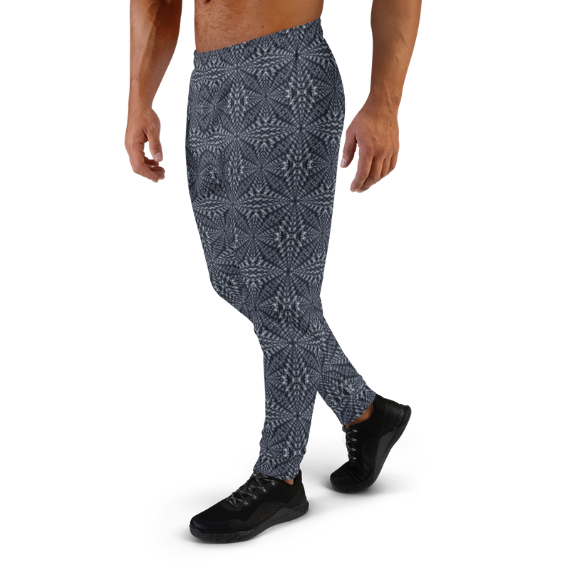 Product name: Recursia Fabrique Unknown Men's Joggers In Blue. Keywords: Athlesisure Wear, Clothing, Print: Fabrique Unknown, Men's Athlesisure, Men's Bottoms, Men's Clothing, Men's Joggers