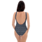 Product name: Recursia Fabrique Unknown One Piece Swimsuit In Blue. Keywords: Clothing, Print: Fabrique Unknown, One Piece Swimsuit, Swimwear, Unisex Clothing