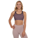 Product name: Recursia Fabrique Unknown Padded Sports Bra. Keywords: Athlesisure Wear, Clothing, Print: Fabrique Unknown, Padded Sports Bra, Women's Clothing