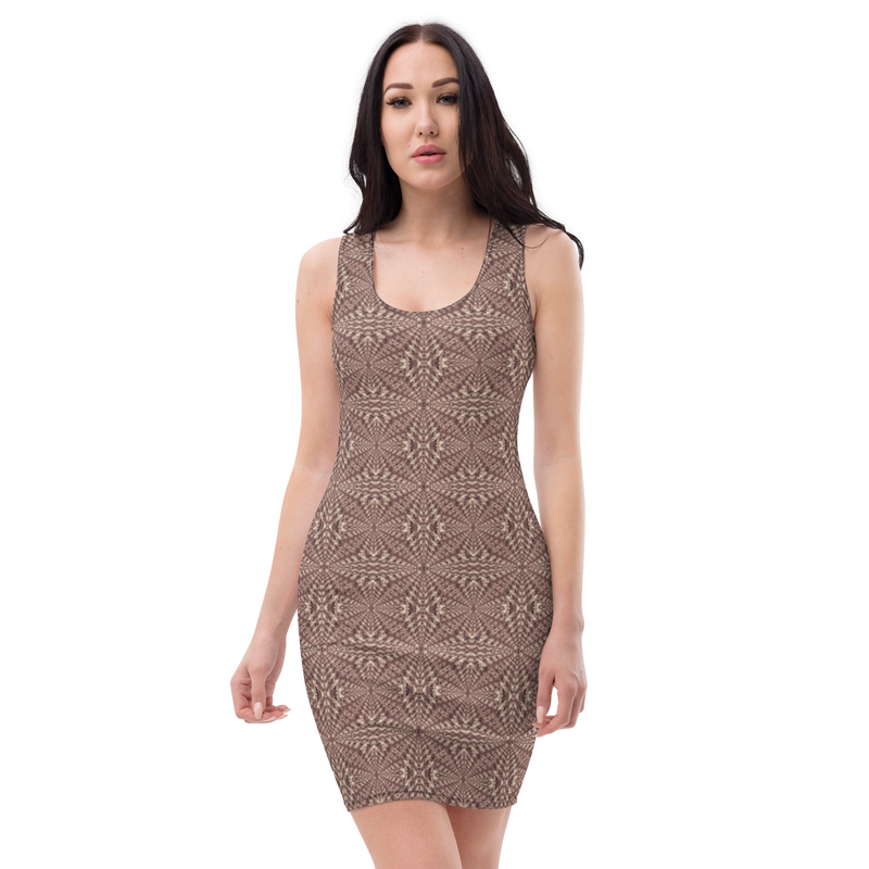 Product name: Recursia Fabrique Unknown Pencil Dress In Pink. Keywords: Clothing, Print: Fabrique Unknown, Pencil Dress, Women's Clothing