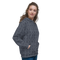 Product name: Recursia Fabrique Unknown Women's Hoodie In Blue. Keywords: Athlesisure Wear, Clothing, Print: Fabrique Unknown, Women's Hoodie, Women's Tops
