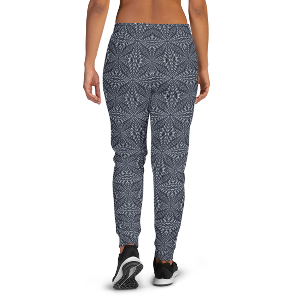 Product name: Recursia Fabrique Unknown I Women's Joggers In Blue. Keywords: Athlesisure Wear, Clothing, Print: Fabrique Unknown, Women's Bottoms, Women's Joggers