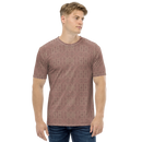 Product name: Recursia Fabrique Unknown I Men's Crew Neck T-Shirt In Pink. Keywords: Clothing, Print: Fabrique Unknown, Men's Clothing, Men's Crew Neck T-Shirt, Men's Tops