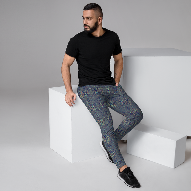 Product name: Recursia Fabrique Unknown I Men's Joggers. Keywords: Athlesisure Wear, Clothing, Print: Fabrique Unknown, Men's Athlesisure, Men's Bottoms, Men's Clothing, Men's Joggers