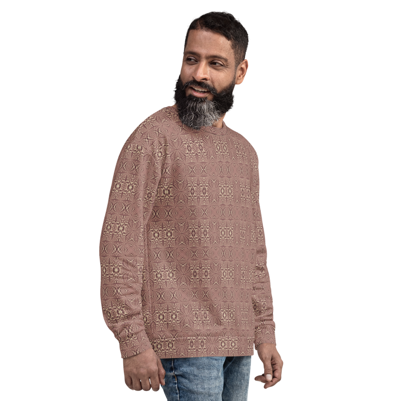 Product name: Recursia Fabrique Unknown I Men's Sweatshirt In Pink. Keywords: Athlesisure Wear, Clothing, Print: Fabrique Unknown, Men's Athlesisure, Men's Clothing, Men's Sweatshirt, Men's Tops