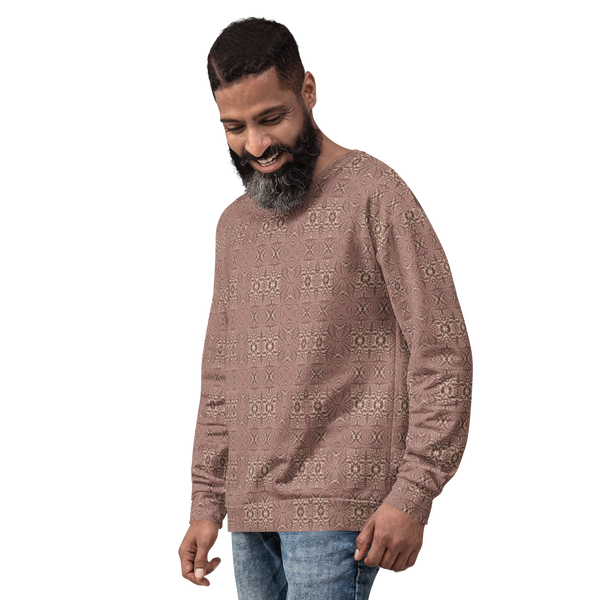 Product name: Recursia Fabrique Unknown I Men's Sweatshirt In Pink. Keywords: Athlesisure Wear, Clothing, Print: Fabrique Unknown, Men's Athlesisure, Men's Clothing, Men's Sweatshirt, Men's Tops