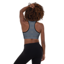 Product name: Recursia Fabrique Unknown I Padded Sports Bra. Keywords: Athlesisure Wear, Clothing, Print: Fabrique Unknown, Padded Sports Bra, Women's Clothing