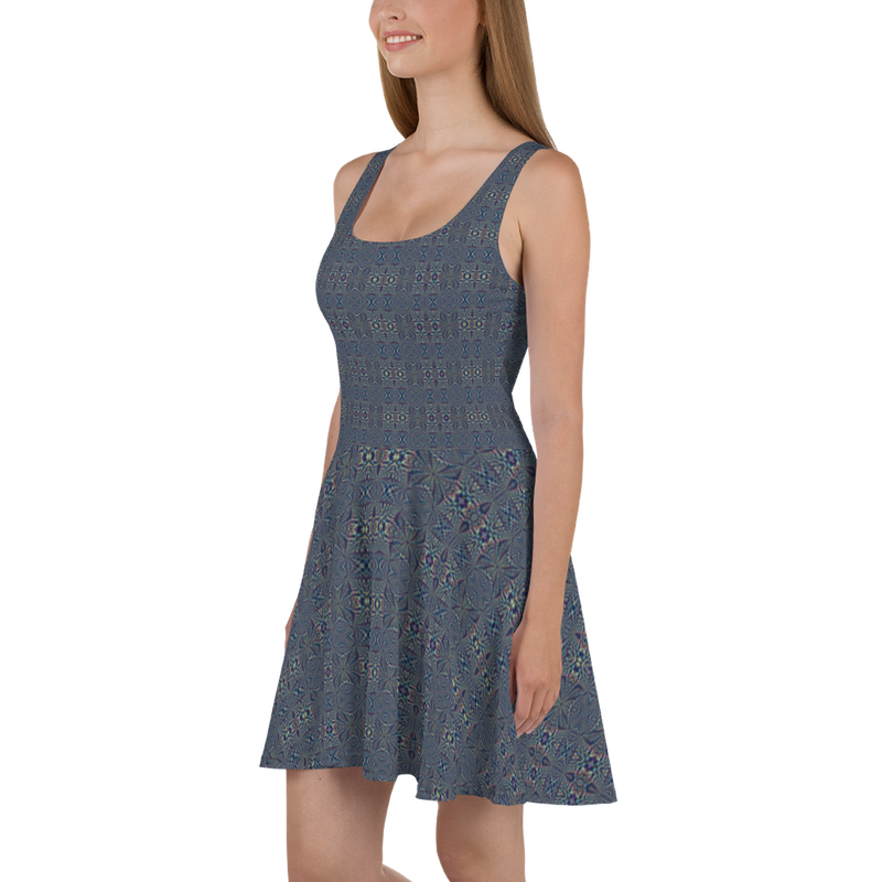 Product name: Recursia Fabrique Unknown I Skater Dress. Keywords: Clothing, Print: Fabrique Unknown, Skater Dress, Women's Clothing