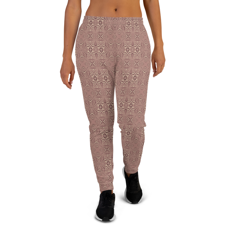 Product name: Recursia Fabrique Unknown II Women's Joggers In Pink. Keywords: Athlesisure Wear, Clothing, Print: Fabrique Unknown, Women's Bottoms, Women's Joggers