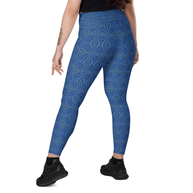Product name: Recursia Fabrique Unknown Leggings With Pockets. Keywords: Athlesisure Wear, Clothing, Print: Fabrique Unknown, Leggings with Pockets, Women's Clothing