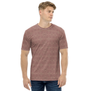 Product name: Recursia Fabrique Unknown II Men's Crew Neck T-Shirt In Pink. Keywords: Clothing, Print: Fabrique Unknown, Men's Clothing, Men's Crew Neck T-Shirt, Men's Tops