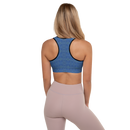 Product name: Recursia Fabrique Unknown II Padded Sports Bra. Keywords: Athlesisure Wear, Clothing, Print: Fabrique Unknown, Padded Sports Bra, Women's Clothing