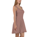 Product name: Recursia Fabrique Unknown II Skater Dress In Pink. Keywords: Clothing, Print: Fabrique Unknown, Skater Dress, Women's Clothing