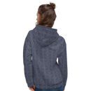 Product name: Recursia Fabrique Unknown II Women's Hoodie In Blue. Keywords: Athlesisure Wear, Clothing, Print: Fabrique Unknown, Women's Hoodie, Women's Tops