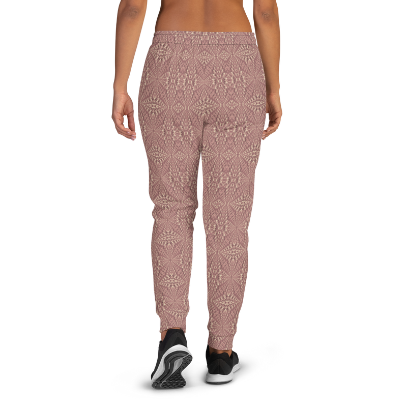 Product name: Recursia Fabrique Unknown III Women's Joggers In Pink. Keywords: Athlesisure Wear, Clothing, Print: Fabrique Unknown, Women's Bottoms, Women's Joggers