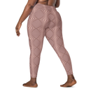 Product name: Recursia Illusions Game Leggings With Pockets In Pink. Keywords: Athlesisure Wear, Clothing, Leggings with Pockets, Women's Clothing, Print: llusions Game