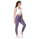 Product name: Recursia Illusions Game Leggings With Pockets. Keywords: Athlesisure Wear, Clothing, Leggings with Pockets, Women's Clothing, Print: llusions Game