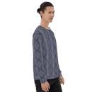 Product name: Recursia Illusions Game Men's Sweatshirt In Blue. Keywords: Athlesisure Wear, Clothing, Men's Athlesisure, Men's Clothing, Men's Sweatshirt, Men's Tops, Print: llusions Game