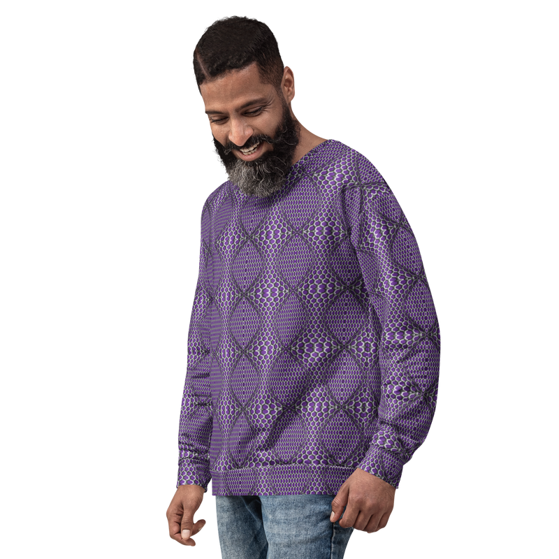 Product name: Recursia Illusions Game Men's Sweatshirt. Keywords: Athlesisure Wear, Clothing, Men's Athlesisure, Men's Clothing, Men's Sweatshirt, Men's Tops, Print: llusions Game