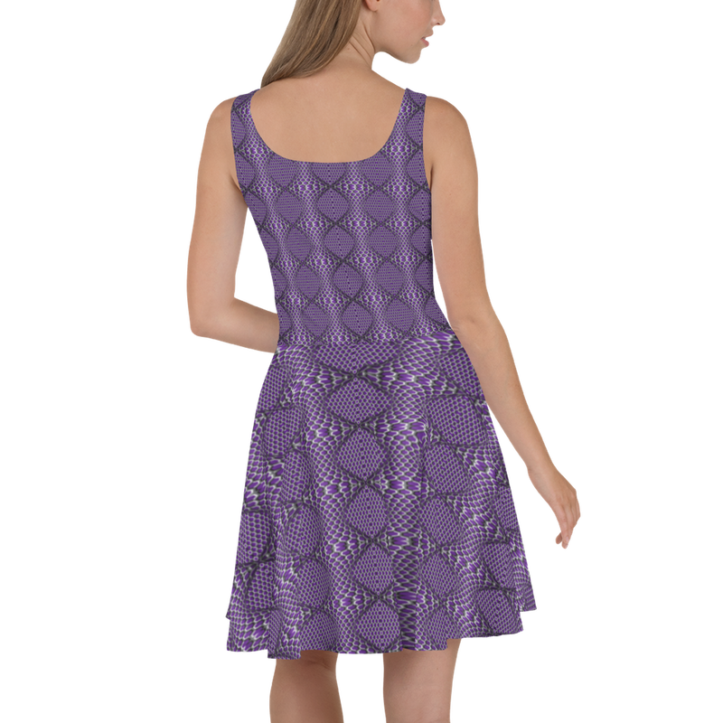 Product name: Recursia Illusions Game Skater Dress. Keywords: Clothing, Skater Dress, Women's Clothing, Print: llusions Game