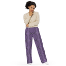 Product name: Recursia Illusions Game Women's Wide Leg Pants. Keywords: Women's Wide Leg Pants, Print: llusions Game
