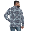 Product name: Recursia Indranet Men's Bomber Jacket In Blue. Keywords: Clothing, Print: Indranet, Men's Bomber Jacket, Men's Clothing, Men's Tops