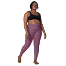Product name: Recursia Indranet Leggings With Pockets. Keywords: Athlesisure Wear, Clothing, Print: Indranet, Leggings with Pockets, Women's Clothing