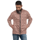 Product name: Recursia Indranet I Men's Bomber Jacket In Pink. Keywords: Clothing, Print: Indranet, Men's Bomber Jacket, Men's Clothing, Men's Tops
