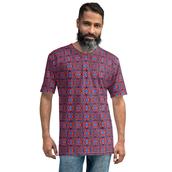Product name: Recursia Indranet Men's Crew Neck T-Shirt. Keywords: Clothing, Print: Indranet, Men's Clothing, Men's Crew Neck T-Shirt, Men's Tops