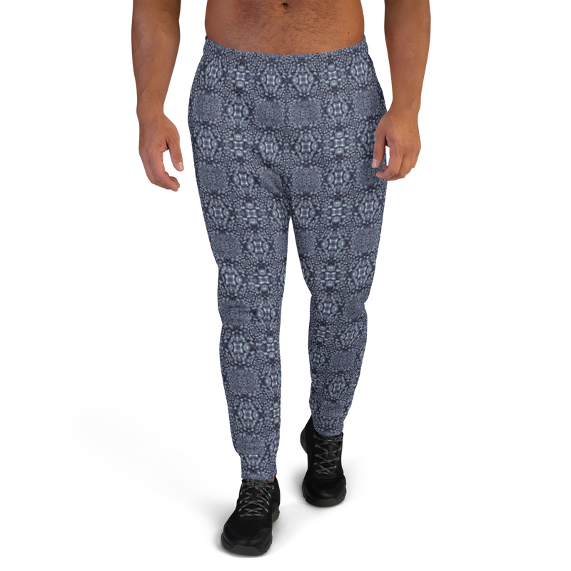 Product name: Recursia Indranet Men's Joggers In Blue. Keywords: Athlesisure Wear, Clothing, Print: Indranet, Men's Athlesisure, Men's Bottoms, Men's Clothing, Men's Joggers