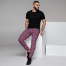 Product name: Recursia Indranet Men's Joggers. Keywords: Athlesisure Wear, Clothing, Print: Indranet, Men's Athlesisure, Men's Bottoms, Men's Clothing, Men's Joggers